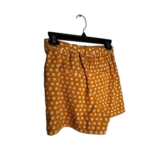 A New Day Square Print Shorts Marigold X-Small - Picture 2 of 4